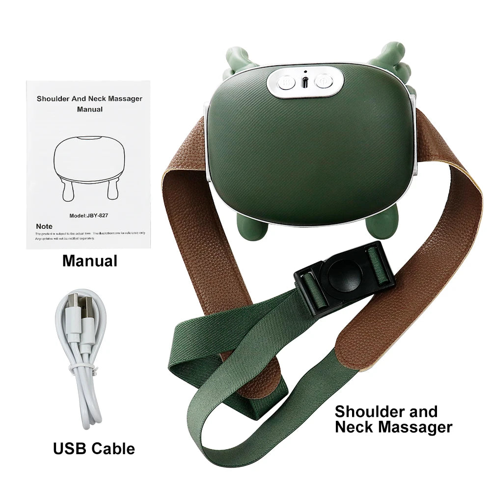Bionic Finger Neck Massager Imitates Human Hands to Knead Massage to Relieve Neck Shoulder Painmmassage Shawl Muscle Relax