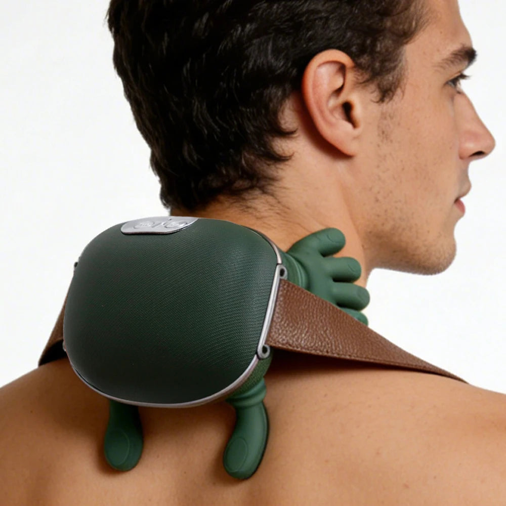 Bionic Finger Neck Massager Imitates Human Hands to Knead Massage to Relieve Neck Shoulder Painmmassage Shawl Muscle Relax